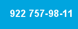 922 757-98-11 922 757-98-11
